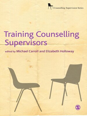 cover image of Training Counselling Supervisors